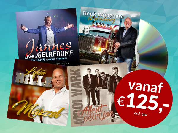 Artwork voor fysieke CD album hoezen