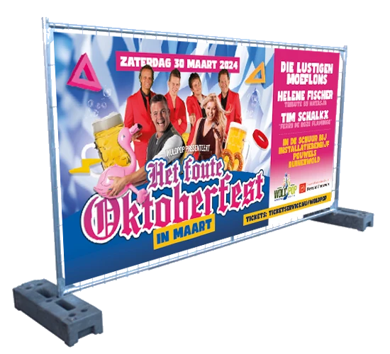 Artiestpromotie.nl uw adres voor het ontwerpen van spandoeken voor artiesten en evenementen